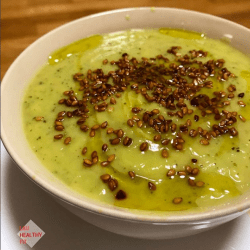 crema de calabacin y puerro
